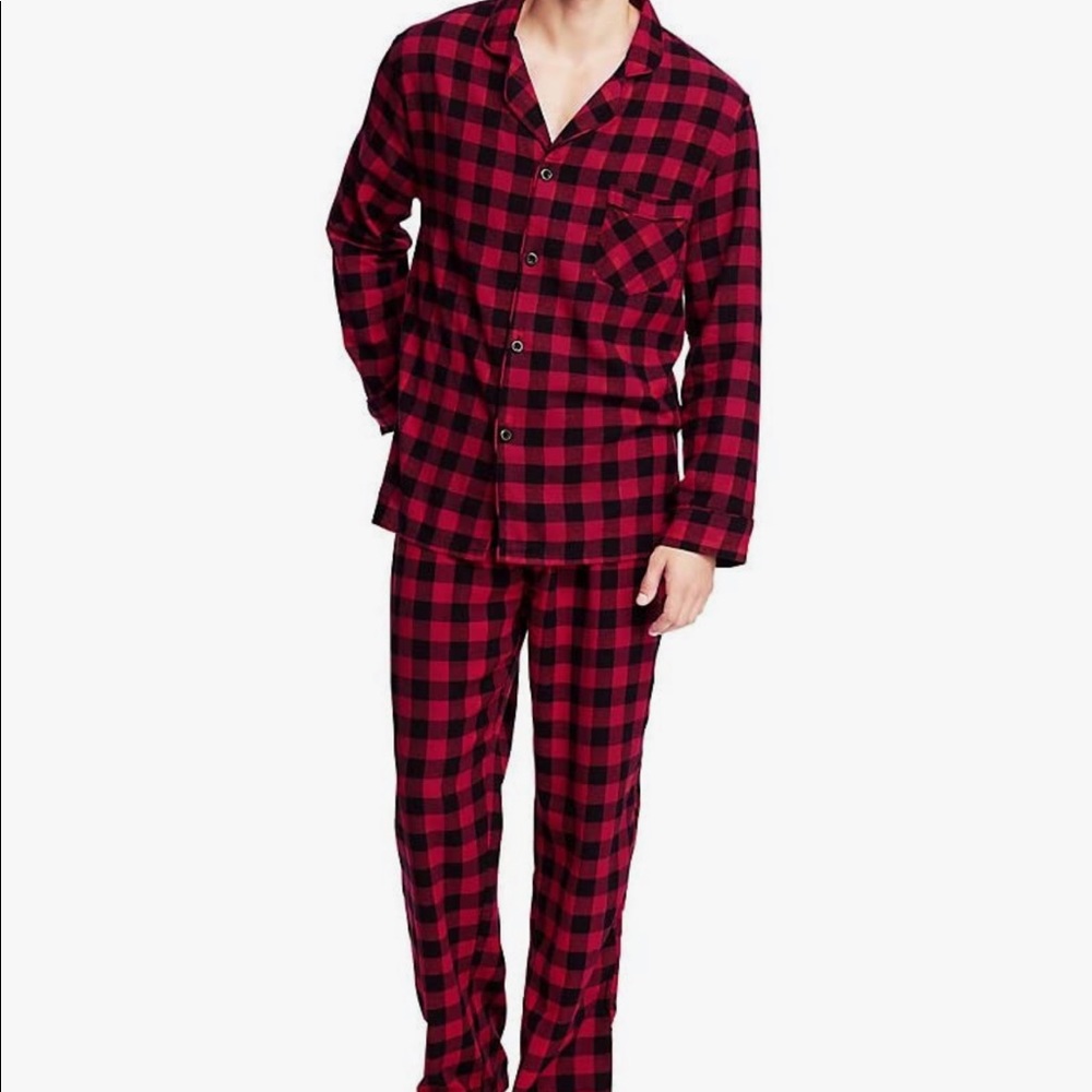 NWT Hanes Flannel Pajama Set